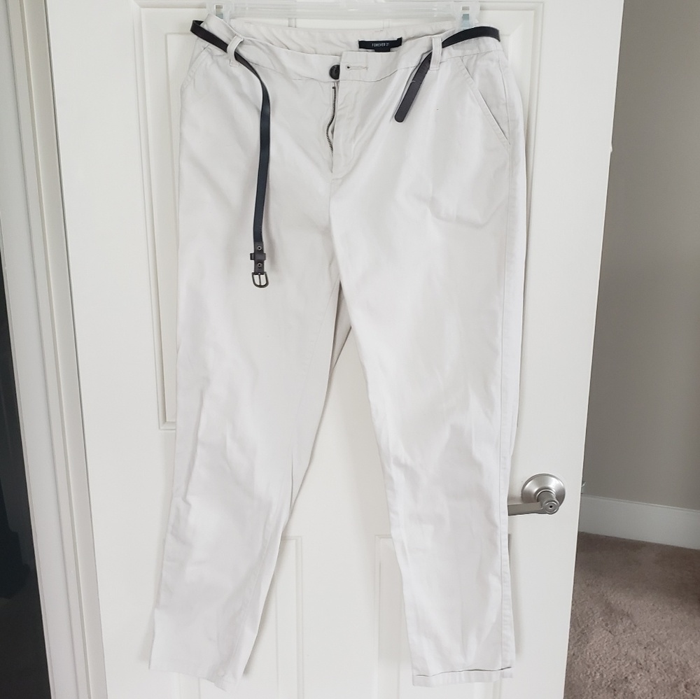 Forever21 khaki ankle pant